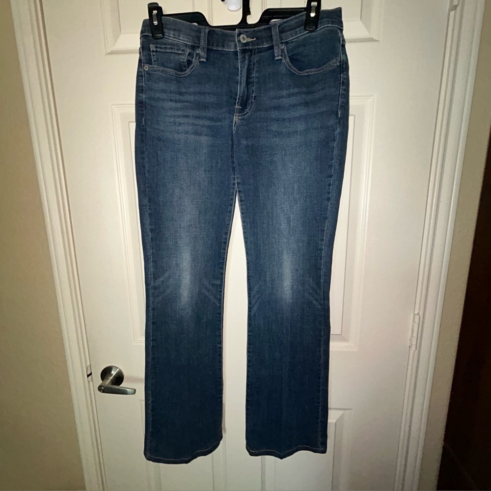Lucky Brand Sweet Mid Rise Boot Jeans Women Size 10/30 Medium Wash Stretch EUC